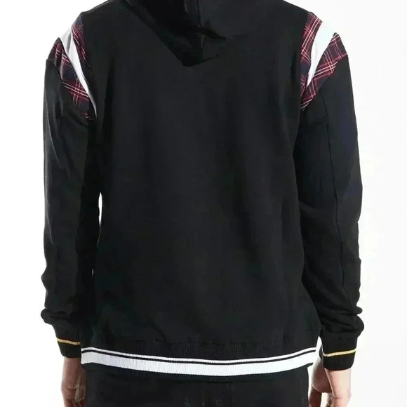EMBELLISH HOCKNEY HOODIE (BLACK) - Picture 3 of 8